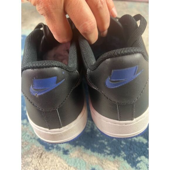 NIKE AIR FORCE 1 Black Blue AV0743-002 Size 6Y - Picture 5 of 5